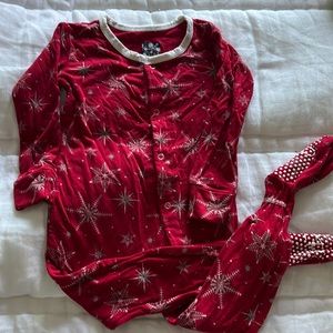 KicKee Pants snowflake pajamas